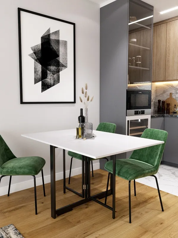 Стол раскладной "Брион №2" Бодега белая