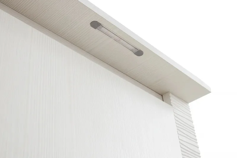 Шкаф трехдверный "Элана" спальня Бодега белая