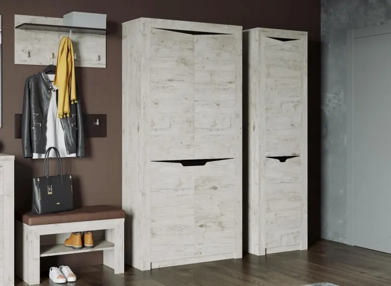 Шкаф двухдверный "Соренто" прихожая Дуб бонифаций